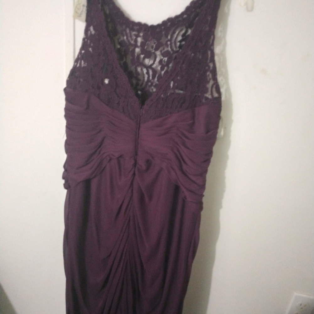 Lovely Maroon Dress by David's Bridal size 16